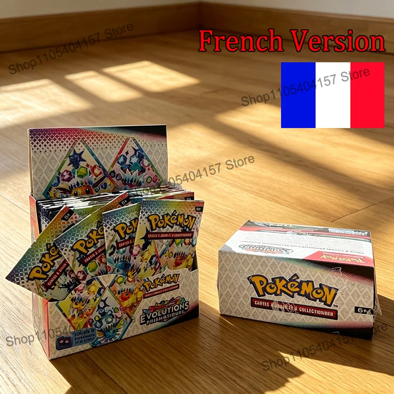 360 cartes Pokémon Écarlate et Violet Prismatic Evolutions, boosters français, cartes de combat, cartes à collectionner, jeu, collection, jouet, cadeau