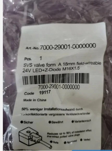 

Brand new 7000-29001-0000000 18MM FIELD-WIREABLE 24V LED+Z-Diode M16x1.5 Fast delivery