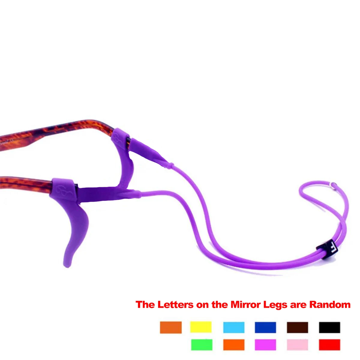 

1 комплект унисекс, эластичный ремешок для очков и силиконовый ушной крючок, спортивные для женщин и мужчин, солнцезащитные очки, очки для чтения (буквы на т)