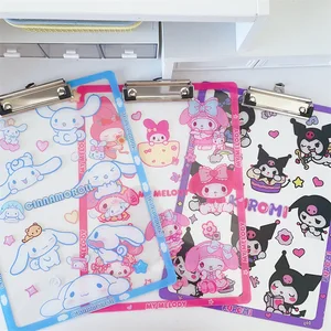 Sanrio Color Printing Test Papel Placa de Escrita, Olá Kitty Cinnamoroll, minha melodia, Kuromi, A4 Clipe Pasta 10 principais vendas caderno anime a4 - №8