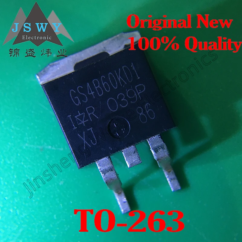 

5 pieces IRGS4B60KD1 GS4B60KD1 100% imported brand new TO263 patch IGBT quick recovery tube electronics free shipping