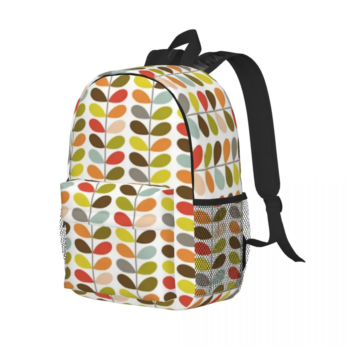 Orla Kiely-Mochilas sem costura para meninos e meninas, arte abstrata, Orla Luxuryorla Colors, mochila, mochilas escolares para crianças, bolsa de ombro