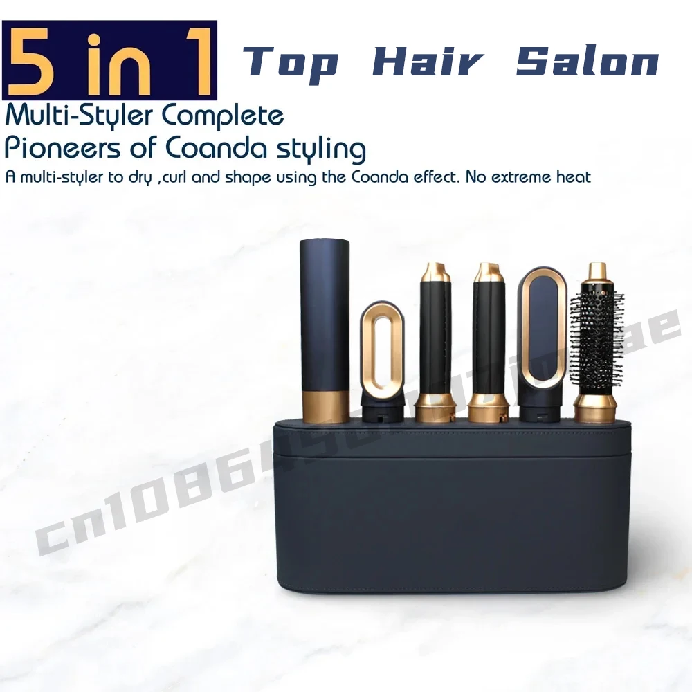 

New Hair Dryer Multi Hair Styler 5 in1 Curling Iron Hair Straightener With Hair Brush Hairdryer For Hair Dryer Hair Multi Styler