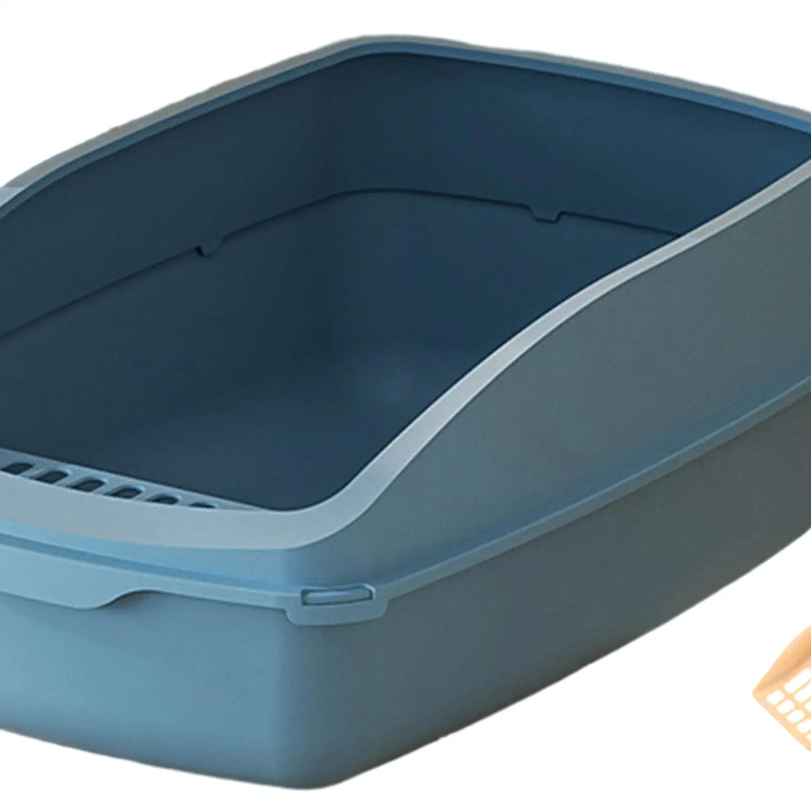 Cat Litter Tray Large Cat Sand Box Pet Litter Pan Semi Enclosed Anti Splashing Kitten Toilet for Medium Large Cats Small Animals