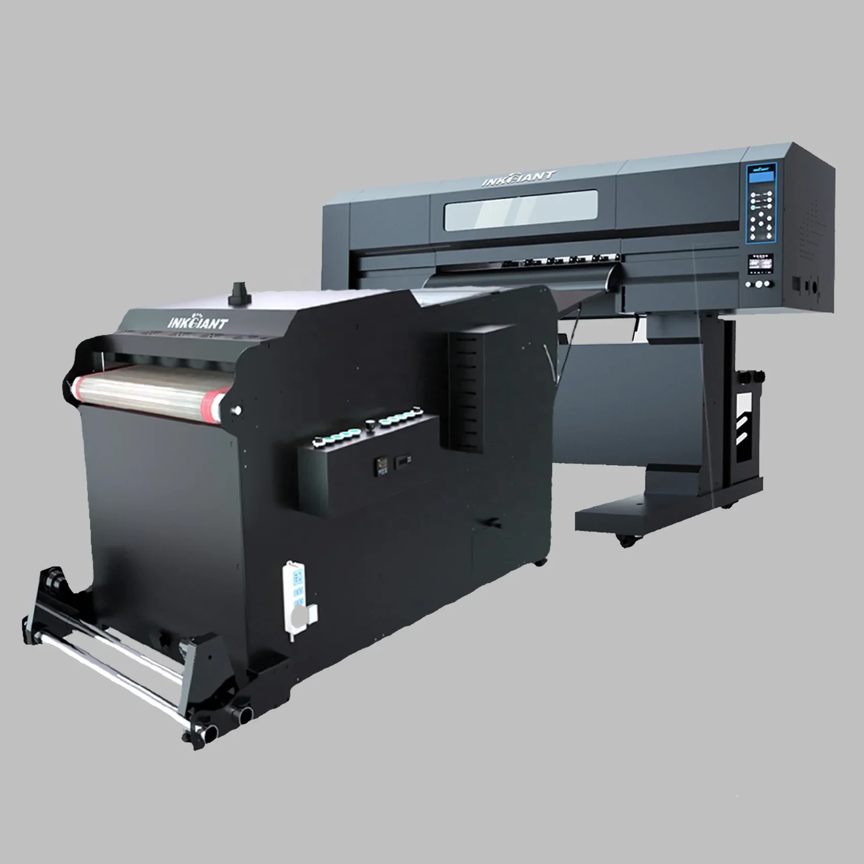 Latest Technology dtf printer 60cm with recycling powder machine i3200 heads for cloth printing