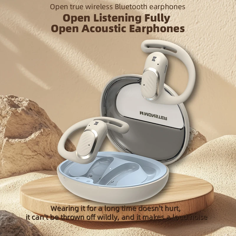 MONSTER AURA FIT X03 Wireless Bluetooth Headphones, Surround Sound, Ergonomic Design, Suitable For Sports,Study and Office Work