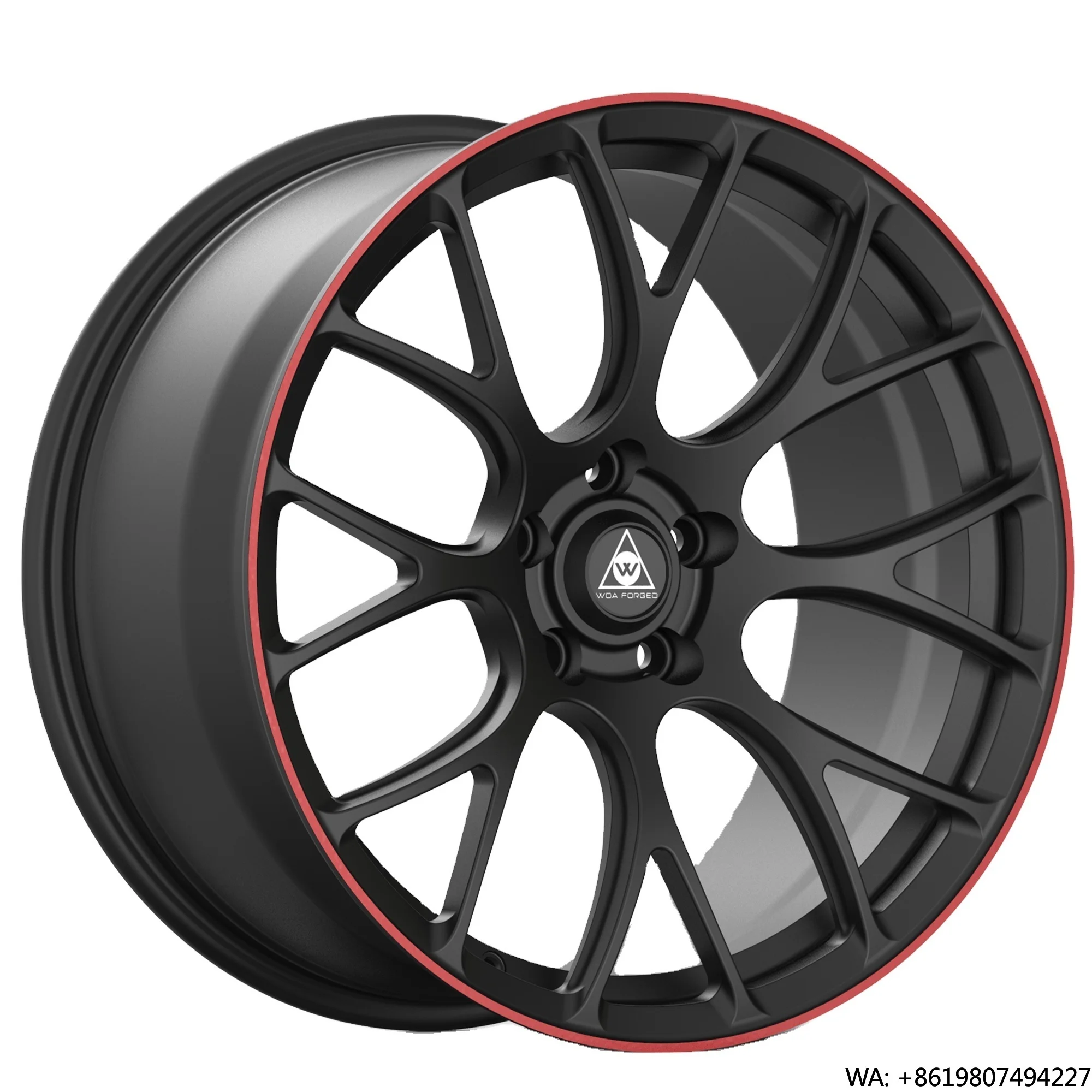 

WOAFORGED New G16 Design Red Edge Aluminum Y-Spoke Forged Rims 18-22 Inch Wheels Compatible for X3 X4 X5 X6 X7 X4M X5M X6M