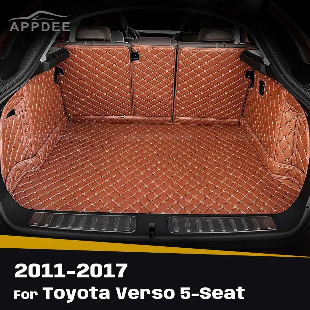 

Для Toyota Verso 5-местный 2011-2017 12 13 14 15 16 автоматический коврик для багажника с полным покрытием, автомобильный багажник, аксессуары для интерьера