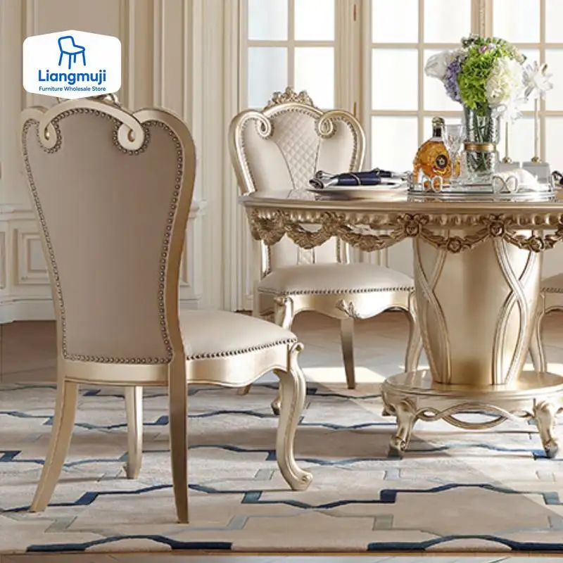 

Non Slip Modern Dining Table Luxury Unique Round Design Kitchen Mobile Dining Table Set Living Room Esstisch House Accessories
