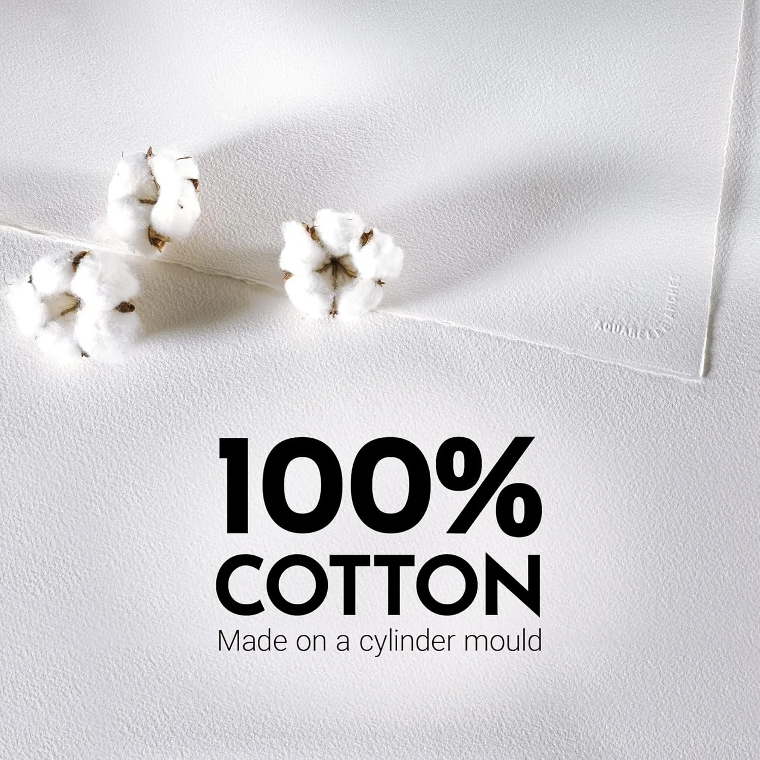 Arches 100% Cotton 300g Watercolor Paper - 20 Sheets Natural White Sketchbook Block for Artists & Students view 2