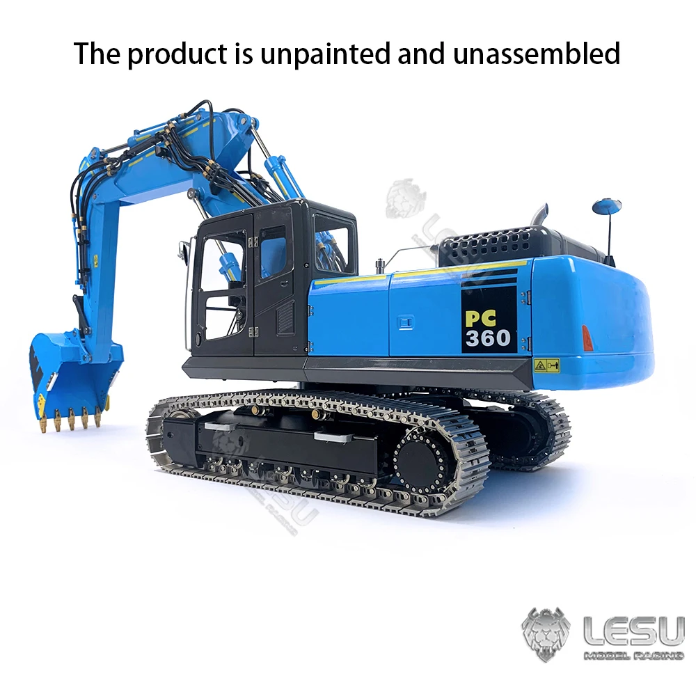 New Arrival LESU 1/14 RC Hydraulic Excavator for 3 Arms Kit Pc360 Electric Digger Unpainted Unassembled Toys for Boy