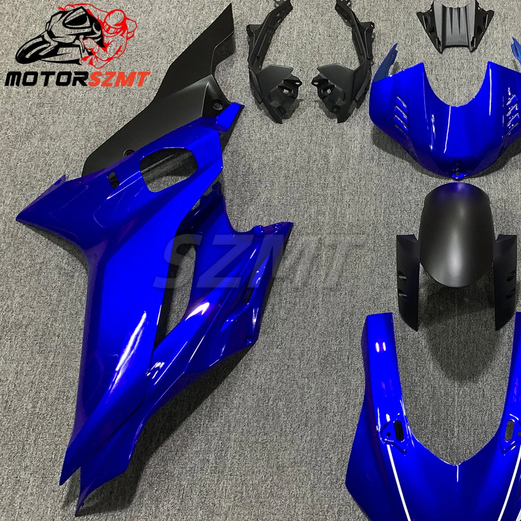 2020 Kit full pour For YZF-R6 2017 2018 2019- 2020 2021- 2022 ABS  Motorcycle Fairing  and blue Bright Bodywork Set 2021