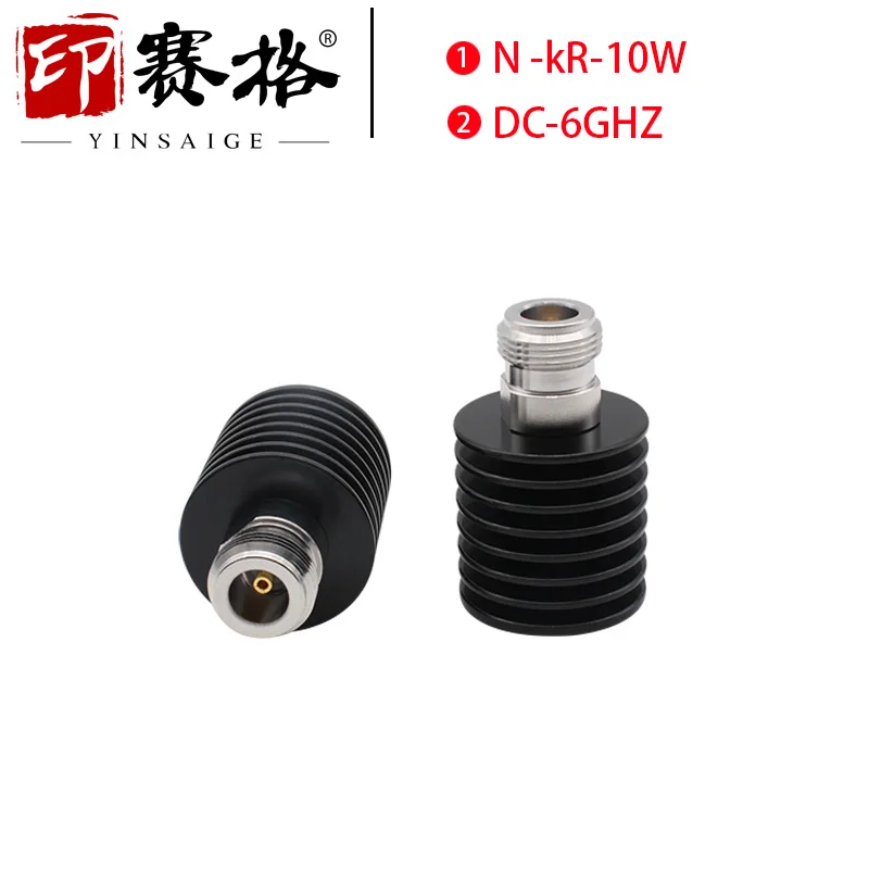 

N Female High Power 10W Coaxial Load with Heat Sink N-KR-10W Female Terminal Resistance 50 Ohm 6G