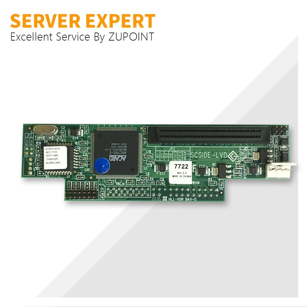 Imagem -03 - Adaptador do Controlador do Armazenamento de Zupoint Aec7722 Ide do Acard ao Adaptador da Ponte do Lvd Scsi