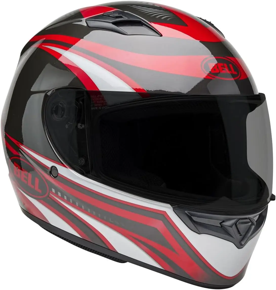 

Qualifier Full-Face Motorcycle Helmet (Gloss Conduit Charcoal/Candy Red - X-Large)