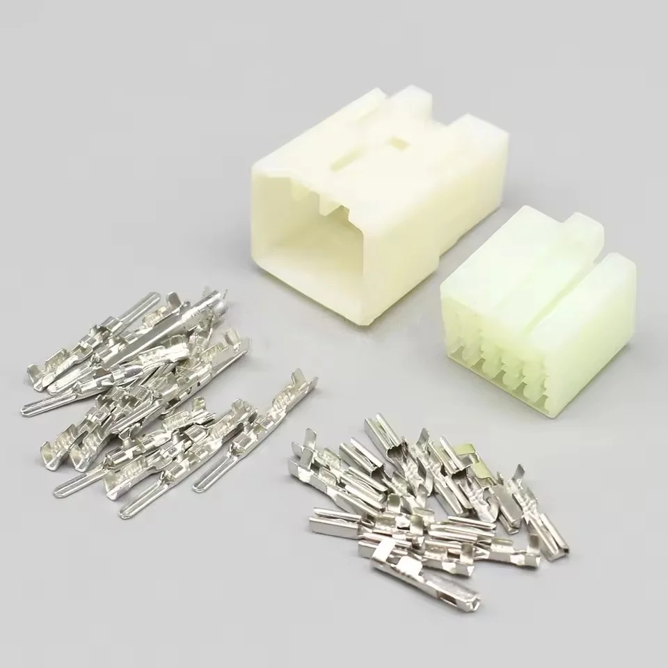 

1-20Sets 13 Pin Way Female Male Automotive Plug Wire Electric Cable Connector 7123-1330 7122-1330 With Terminals Audio Plug