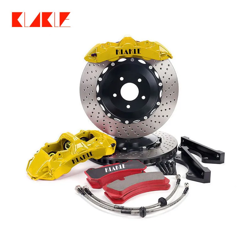 KLAKLE Designer Racing Brake Caliper Kit GT6 6 Big Piston For Focus Xr5 2007 Turbo Breaks Calipers