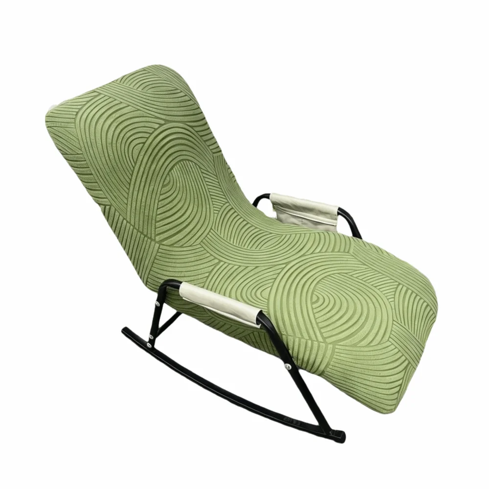 New Elastic Rocking Chair Covers All-inclusive Soft Lounge Seat Cover Solid Color Recliner Chairs Cover Home Decor
