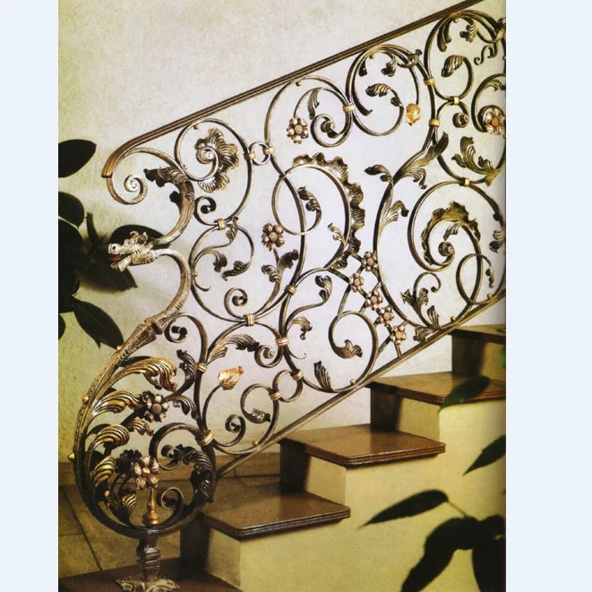 맞춤형 금속 난간 아연 도금 강철 금속 난간