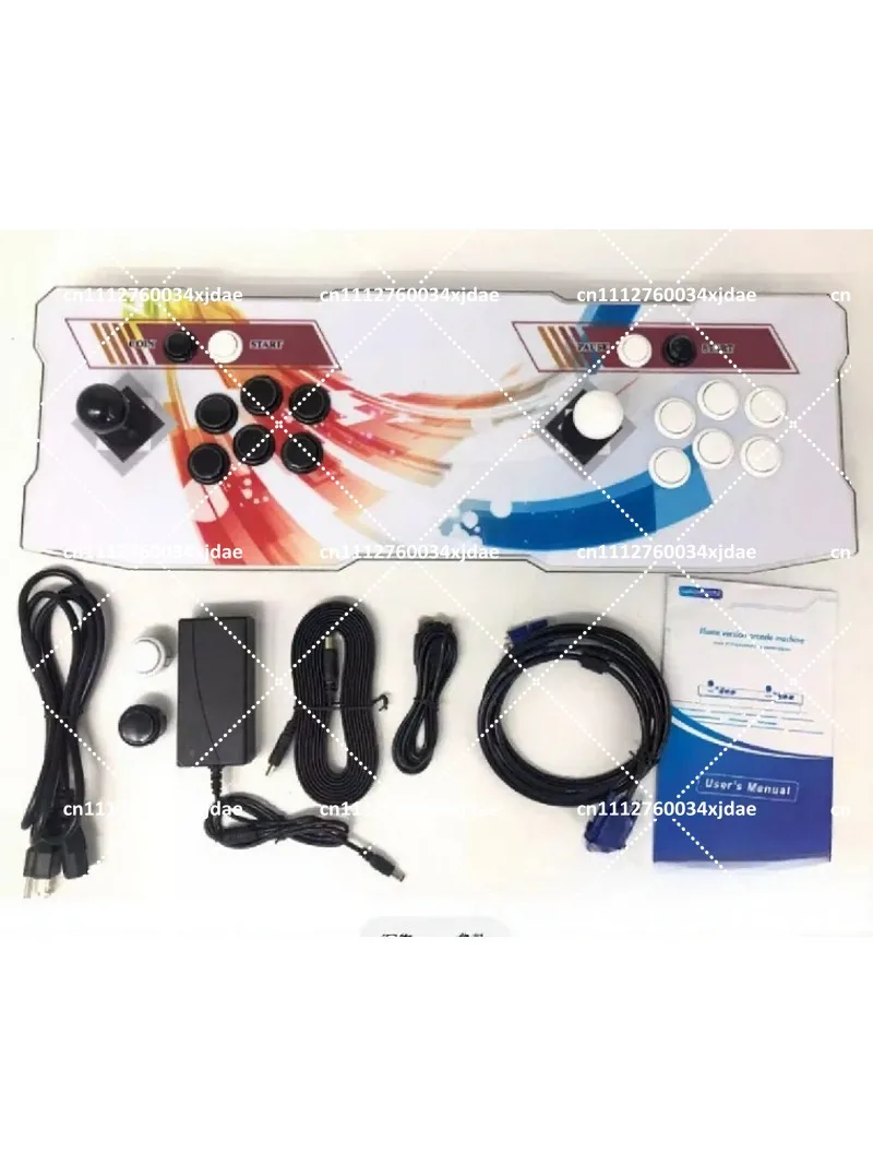 2-Player Wireless Arcade Console Dual Joystick Desktop Game Machine for Home