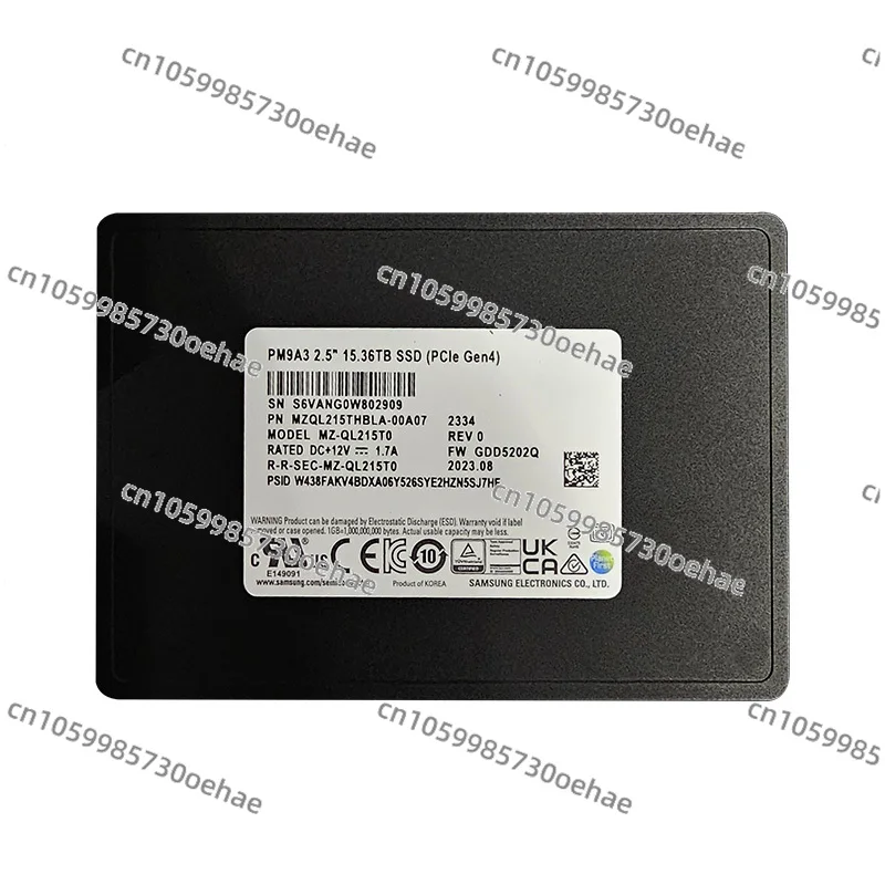 PM9A3 15.36tb U.2 Solid State Drive MZQL215THBLA-00A07 15.36tb