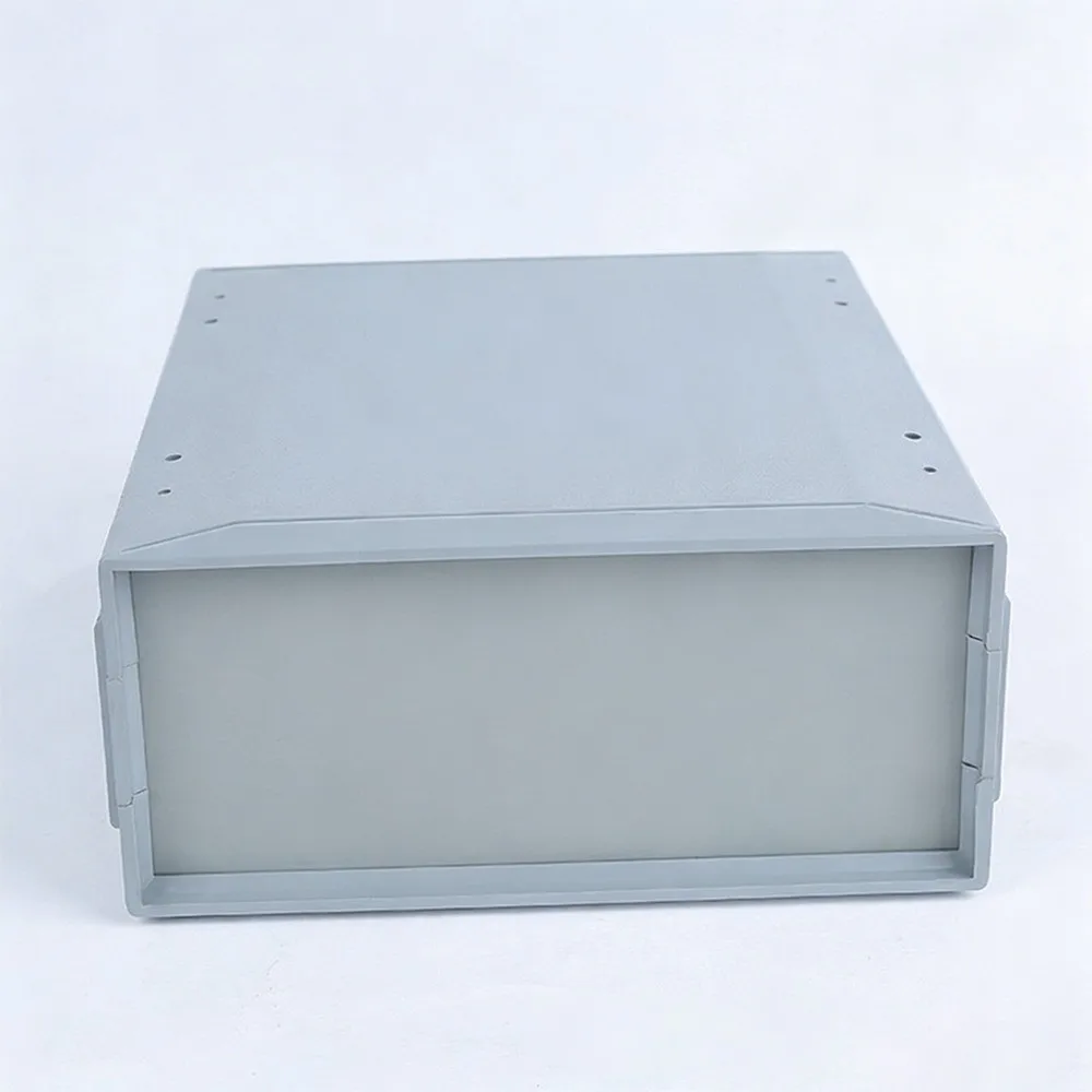 New 3 Sizes Enclosure Project Case Plastic&Iron Grey DIY Junction Box Electronic Module Box Instrument