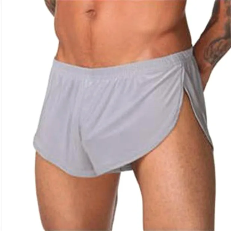 Man Underpants Boxershorts Ice Silk Nylon Cool Men Boxers Male Breathable Underwear Men’s Panties Soft Boxer