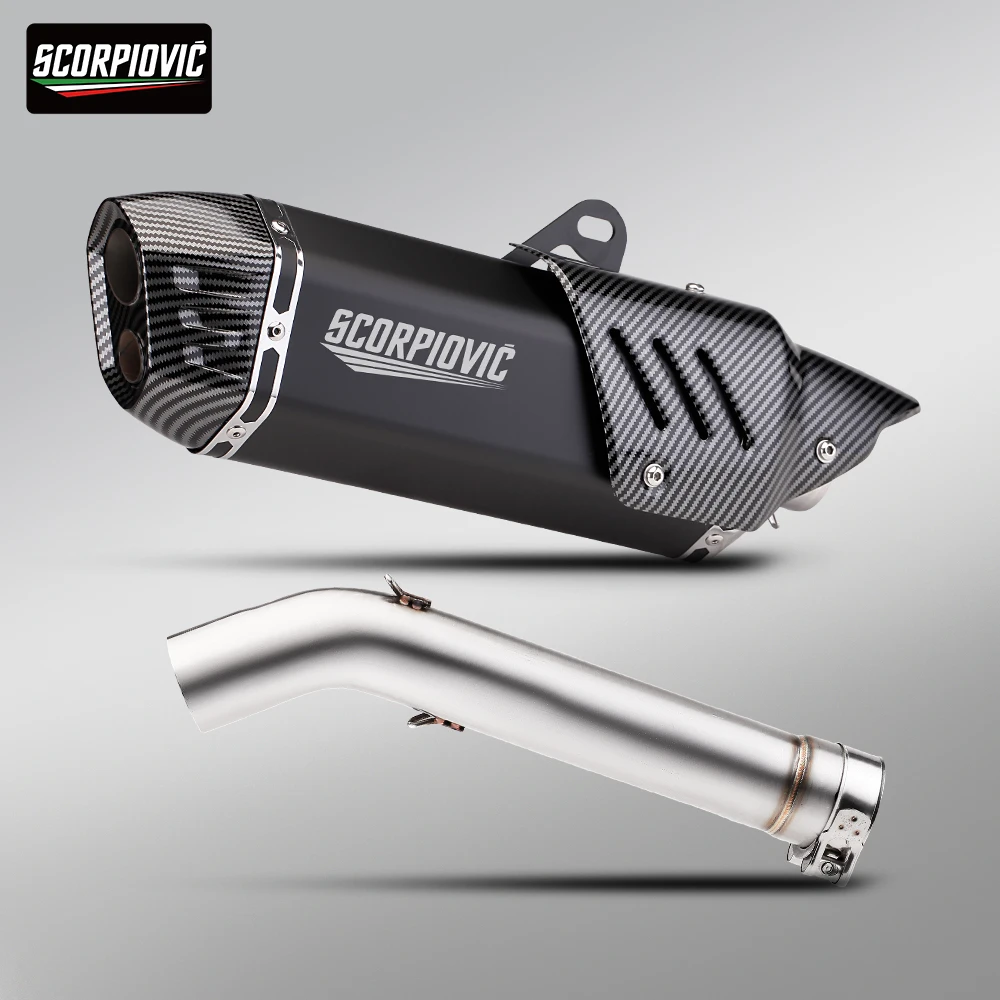 

For F750GS F850GS ADV Adventure F 750 GS F 850 GS 2018 - 2023 Motorcycle Exhaust Middle Link Pipe Muffler