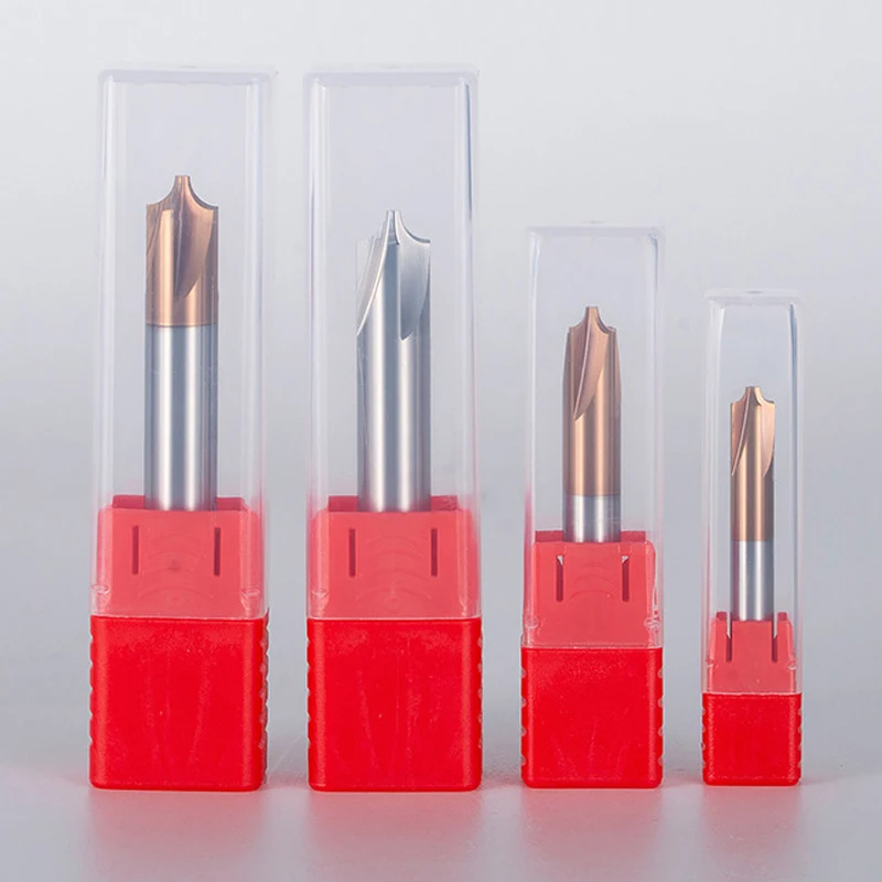 1pcs Corner Rounding Cutter R0.5-R2 50L inner radius chamfer tools solid carbide end mills deburring Router Bit