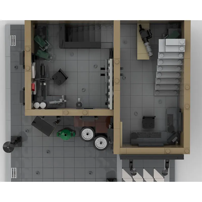 Zestaw klocków konstrukcyjnych MOC-2649 elementów, małe klocki do samodzielnego montażu, zabawka-puzzle, model, prezent, ozdoba