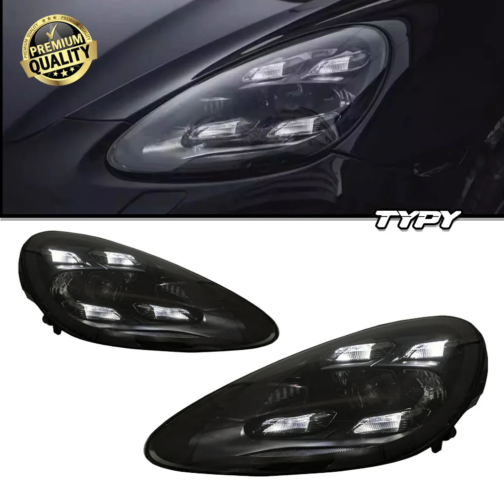 

TYPY 958.1 для Cayenne 2011-2014, обновление 2019, полностью светодиодные фары Cayenne в стиле Pdls