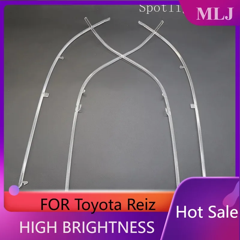 

For Toyota Reiz MARK X 2013 2014 Light Guide Plate Light Guide Tube Car Headlight DRL Guide Strip Car Accessories Angel Eye