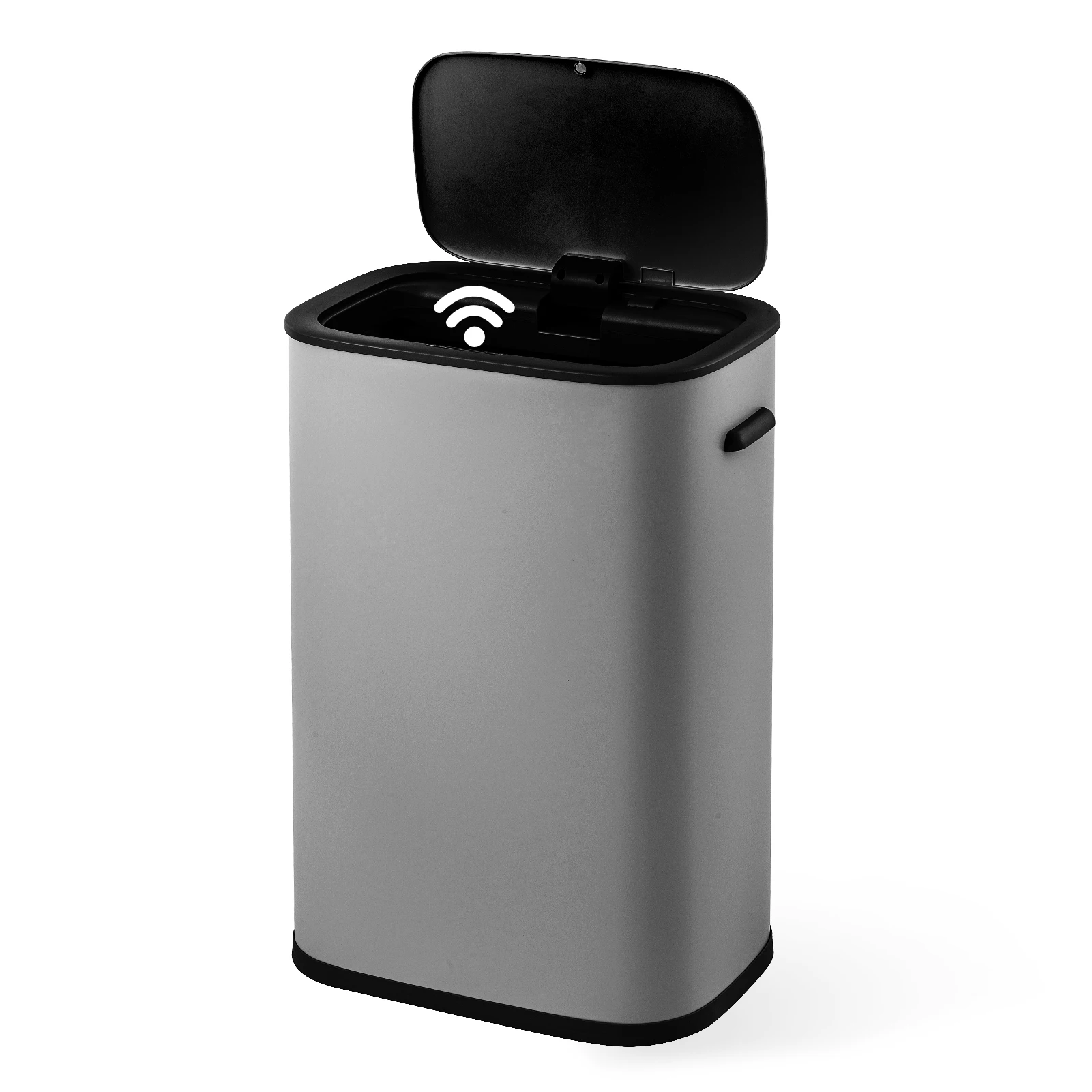 

Trash Can,10.5 Gallon 40 Liter Automatic Trash Can Touchless with Lid, Anti-Fingerprint Mute Designed Motion Sensor Trash Can