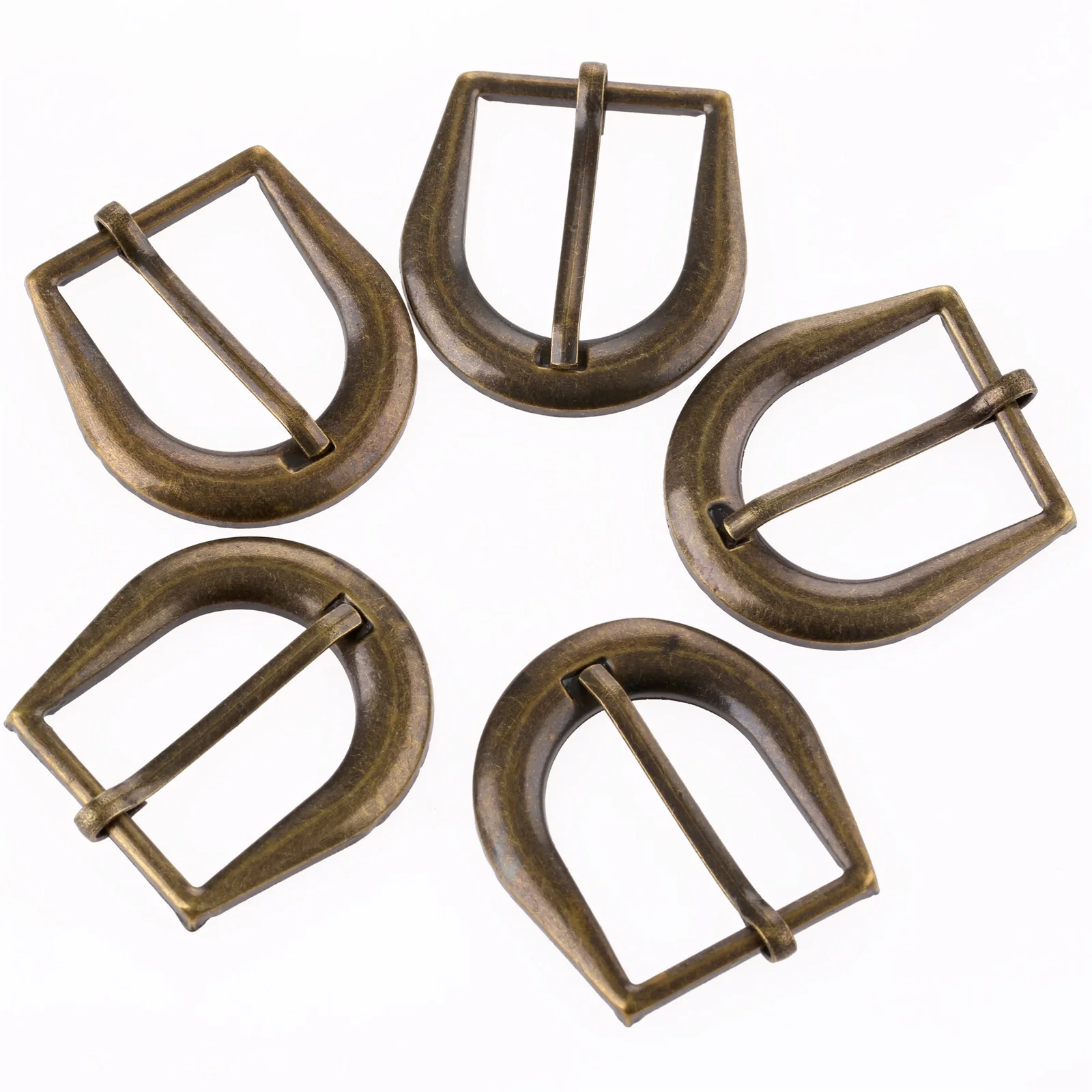 

5Pcs Retro Iron Belt Buckles Bronze Color,handmade Accessories,luggage Hardware,two-speed Pin Buckle Fits for DIY Belt 42*32mm