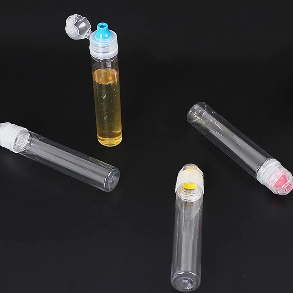 

8Pcs Reusable Sauce Squeeze Bottles Durable Easy Clean Salad Dressing Ketchup Mustard Dispenser Flexible Bottle Body Home