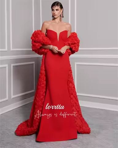 Lorrtta Customized Prom Dresses Luxury Dress for Saudi Evening Dresses Wedding Guest Dress Women Elegant Gowns Robes De Cocktail