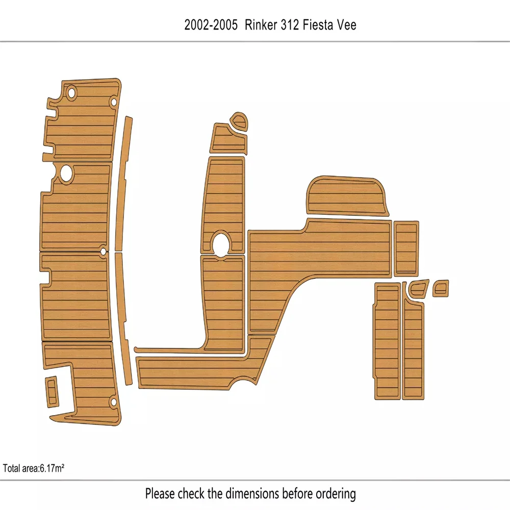 2002-2005 Rinker 312 Fiesta Vee Cockpit swim platform 1/4