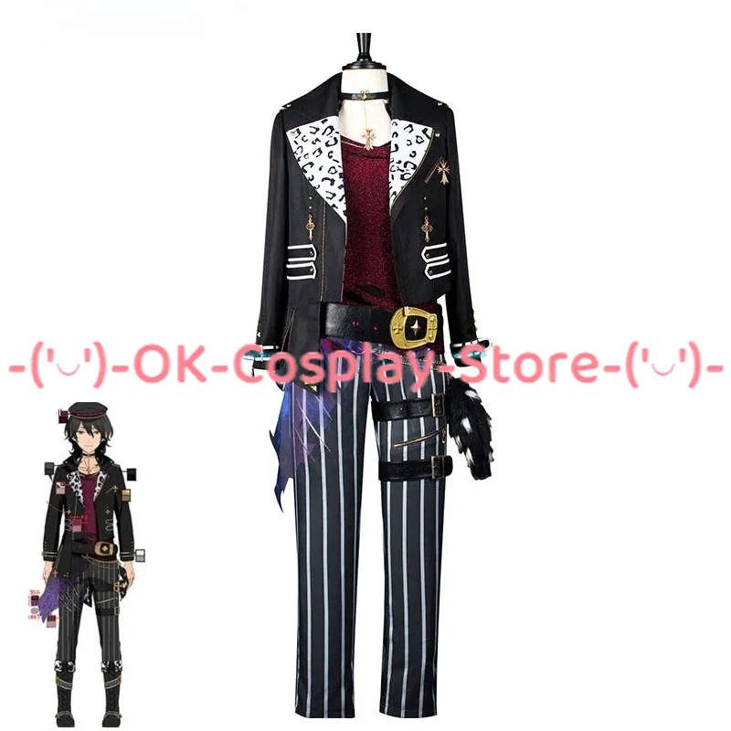 

Game Ensemble Stars Deadmans Ogami Koga Kiryu Kuro Hasumi Keito Sakuma Rei Cosplay Costume Halloween Uniforms Custom Made