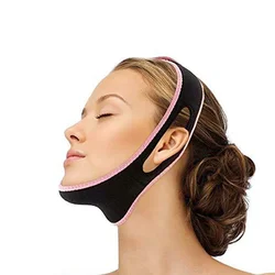 Breathable V Face Cheek Lift Up Band Face Thin Mask Reduce Double Chin V-Line Shaping Bandage Anti Wrinkle Face Bandage