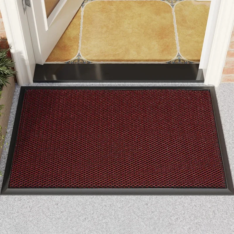 

Waterproof Outdoor Door Mat Heavy Duty Elastic Mesh Dirt Trapper Rug Non-Slip Welcome Door Mat for Home & Commercial