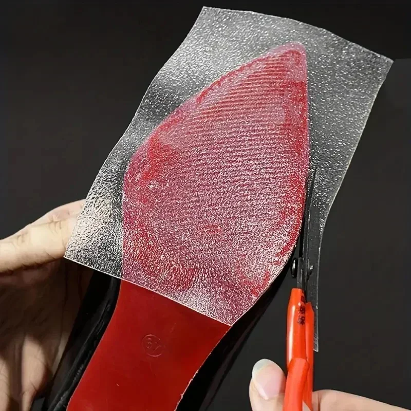 

10x50cm Shoes Sole Protector Sticker for Designer High Heels Self-Adhesive Ground Grip Shoe Protective Bottoms Outsole Insoles