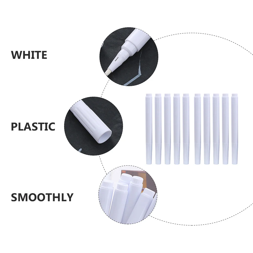 

20 шт., белые жидкие меловые маркеры, стираемые маркеры для доски для классной доски, стеклянного окна, принадлежности для рисования