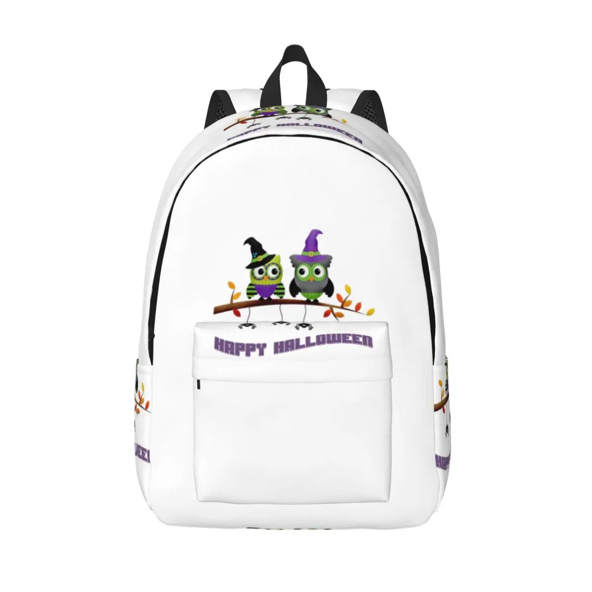 

Duolingo Owl Duo Student Backpack School Bag Hiking Travel Daypack for Men Women Bookbag Shoulder Bags