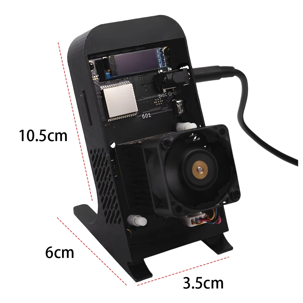 Bitaxe Gamma 601 Bitcoins Miner 1,2TH/s, BM1370 ASIC, 18W/TH, WiFi, Penambangan Rumah Senyap Konsumsi Daya Rendah