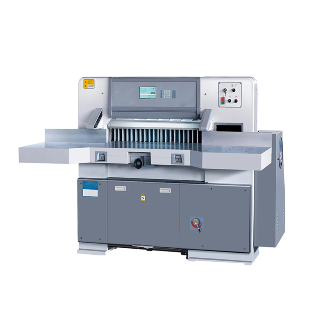 QZX920M Digital Display Double Worm Wheel Double Guide Automatic Polar Paper Cutter Paper Cutting Machine