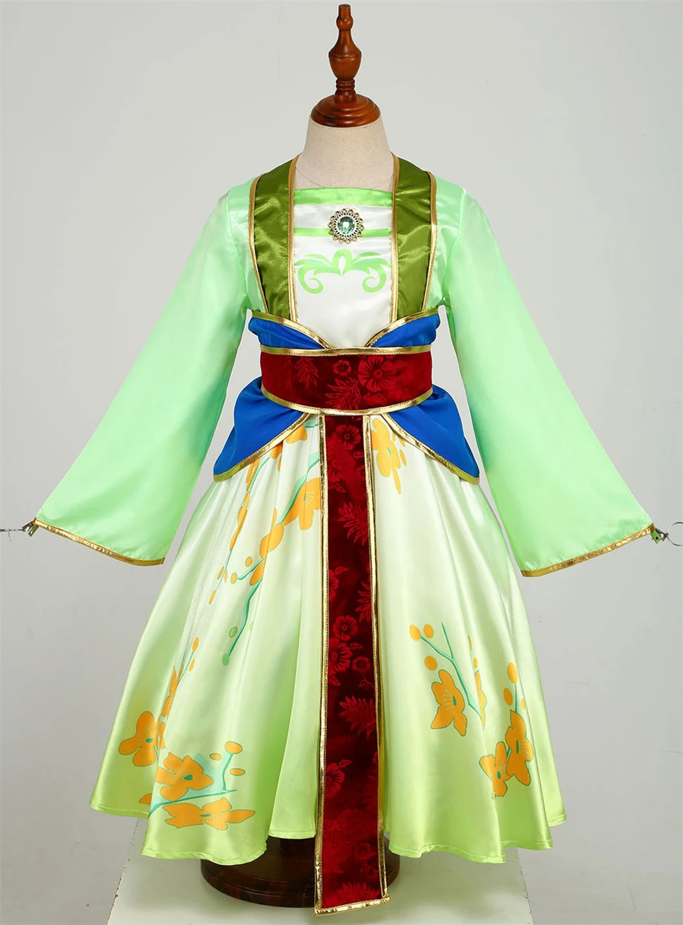 Fairy Princess Mulan Dress for Girls Carnival Halloween Cosplay Party Masquerade Vintage Hanfu Kids Chinese Traditional Costume