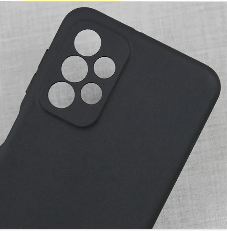 Camera Protection Soft Silicone Phone Case For Samsung A33 A23 A53 A73 A12 A13 A22 A32 A42 A52 A52S A72 4G 5G Matte Cover Case