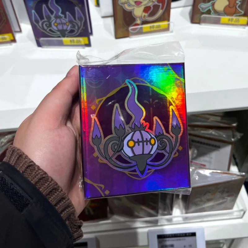 Hot Sale Genuine PokéMon Gem Limited Edition Mini Theme Card Collection Card Book Kara Crystal Lights Genggui Small Card Book - view 3