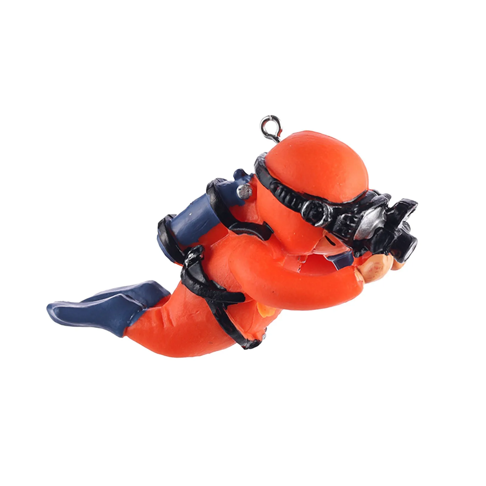 blue guy diver decorative ornament for fish tanks and aquariums 1pc hanging fall decorations