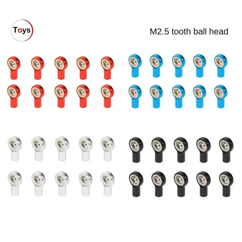 10pcs M2.5 Link Rod Joint Ball End Head Holder para modelo RC carro barco avião caminhões